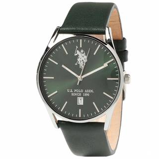 ΡΟΛΟΙ U.S. POLO  USP7086GR U.S.POLO Colin Green Leather Strap