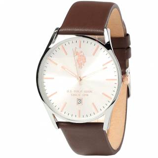 ΡΟΛΟΙ U.S. POLO  USP7087RG U.S.POLO Colin Brown Leather Strap