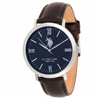 ΡΟΛΟΙ U.S. POLO  USP7111ST U.S.POLO Ezra Brown Leather Strap