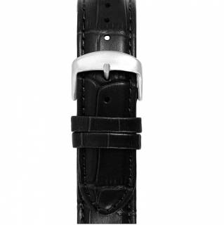 ΡΟΛΟΙ U.S. POLO USP7120BK U.S.POLO Maverik Dual Time Black Leather Strap