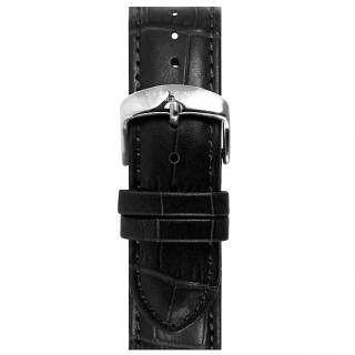 ΡΟΛΟΙ U.S. POLO USP7136WH U.S.POLO Harrison Black Leather Strap