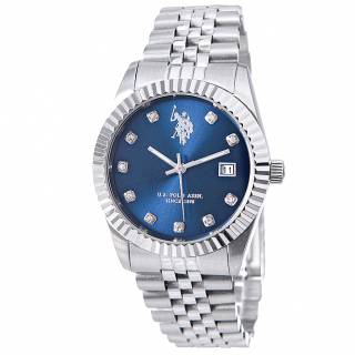 ΡΟΛΟΙ U.S. POLO USP8053BL U.S.POLO US POLO WATCH Audrey Silver Stainless Steel Bracelet