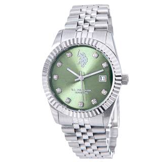 ΡΟΛΟΙ U.S. POLO USP8055GR U.S.POLO US POLO WATCH Audrey Silver Stainless Steel Bracelet