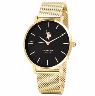 ΡΟΛΟΙ U.S. POLO  USP8150BK U.S.POLO Emily Gold Stainless Steel Bracelet