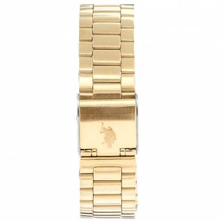 ΡΟΛΟΙ U.S. POLO  USP8190YG U.S.POLO Stella Chronograph Gold Stainless Steel Bracelet