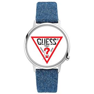 ΡΟΛΟΙ GUESS V1001M1 GUESS Ladies Blue Leather Strap