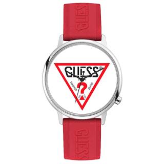 ΡΟΛΟΙ GUESS  V1003M3 GUESS Ladies Red Silicone Strap