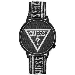 ΡΟΛΟΙ GUESS  V1012M2 GUESS Ladies Two Tone Leather Strap