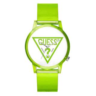 ΡΟΛΟΙ GUESS  V1018M6 GUESS Ladies Green Silicone Strap