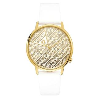 ΡΟΛΟΙ GUESS  V1020M2 GUESS Ladies White Rubber Strap