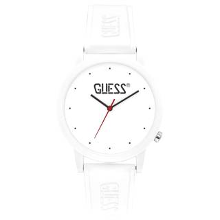 ΡΟΛΟΙ GUESS V1040M1 GUESS Ladies White Rubber Strap