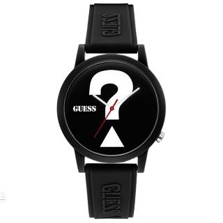 ΡΟΛΟΙ GUESS V1041M2 GUESS Ladies Black Rubber Strap