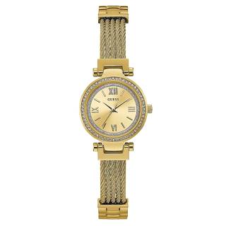 ΡΟΛΟΙ GUESS W1009L2 GUESS Ladies Crystals Gold Stainless Steel Bracelet