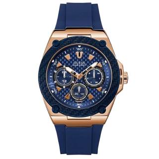 ΡΟΛΟΙ GUESS  W1049G2 GUESS Blue Rubber Strap