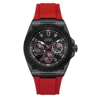 ΡΟΛΟΙ GUESS  W1049G6 GUESS Mens Red Rubber Strap