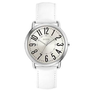 ΡΟΛΟΙ GUESS  W1068L1 GUESS Ladies White Leather Strap