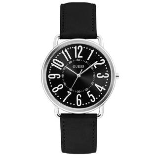 ΡΟΛΟΙ GUESS  W1068L3 GUESS Ladies Black Leather Strap