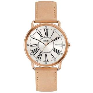 ΡΟΛΟΙ GUESS  W1068L5 GUESS Ladies Beige Leather Strap