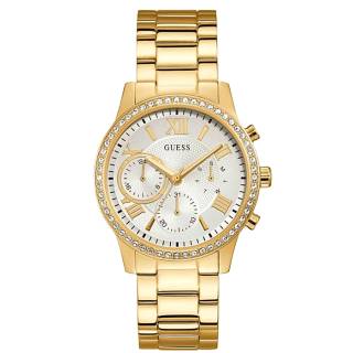 ΡΟΛΟΙ GUESS  W1069L2 GUESS Ladies Crystals Gold Stainless Steel Bracelet