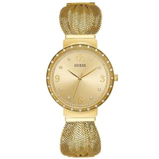 ΡΟΛΟΙ GUESS  W1083L2  GUESS Ladies Crystals  Gold Stainless Steel Bracelet