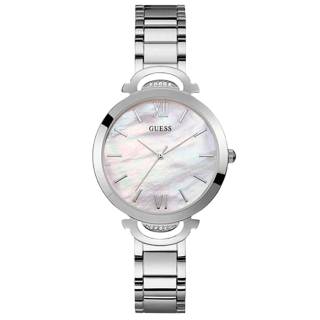 ΡΟΛΟΙ GUESS  W1090L1 GUESS Ladies Crystals Silver Stainless Steel Bracelet