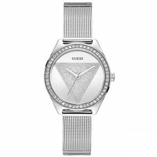 ΡΟΛΟΙ GUESS  W1142L1 GUESS Ladies Crystals Silver Stainless Steel Bracelet