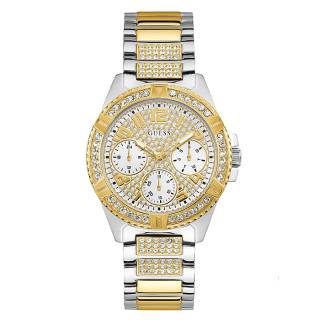 ΡΟΛΟΙ GUESS  W1156L5 GUESS Crystals Two Tone Stainless Steel Multifunction