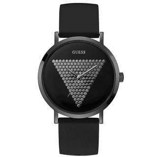 ΡΟΛΟΙ GUESS  W1161G2 GUESS Mens Black Silicone Strap