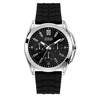 ΡΟΛΟΙ GUESS  W1177G3 GUESS Mens Black Rubber Strap