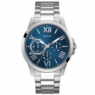 ΡΟΛΟΙ GUESS  W1184G4 GUESS Mens Silver Stainless Steel Bracelet