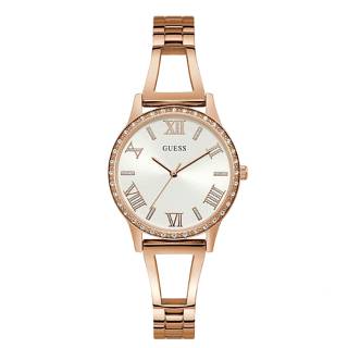 ΡΟΛΟΙ GUESS W1208L3 GUESS Ladies Crystals Rose Gold Stainless Steel Bracelet