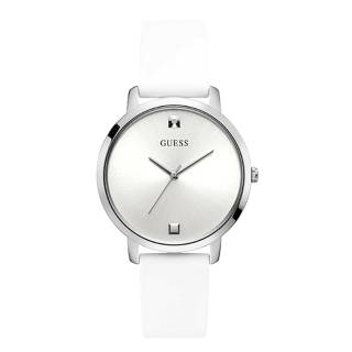 ΡΟΛΟΙ GUESS  W1210L1 GUESS Ladies White Rubber Strap