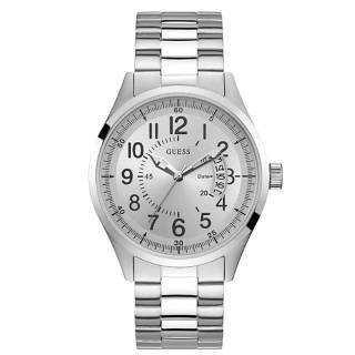 ΡΟΛΟΙ GUESS  W1245G1 GUESS Mens Silver Stainless Steel Bracelet