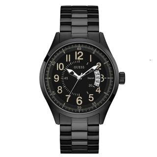 ΡΟΛΟΙ GUESS  W1245G3 GUESS Mens Black Stainless Steel Bracelet