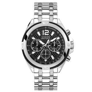 ΡΟΛΟΙ GUESS  W1258G1 GUESS Mens Chronograph Silver Stainless Steel Bracelet