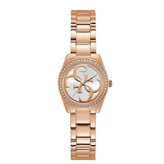 ΡΟΛΟΙ GUESS  W1273L3 GUESS Ladies Crystals Rose Gold Stainless Steel Bracelet