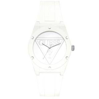 ΡΟΛΟΙ GUESS  W1283L1 GUESS Ladies White Rubber Strap