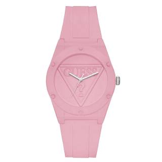 ΡΟΛΟΙ GUESS  W1283L4 GUESS Ladies Pink Rubber Strap