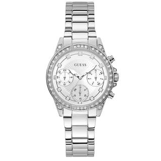 ΡΟΛΟΙ GUESS  W1293L1 GUESS Ladies Crystals Silver Stainless Steel Bracelet