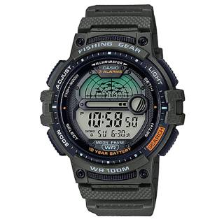 ΡΟΛΟΙ CASIO WS-1200H-3AVEF CASIO Collection Green Rubber Strap