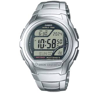 ΡΟΛΟΙ  CASIO  WV-58RD-1AEF CASIO Gents Chronograph Silver Stainless Steel Bracelet