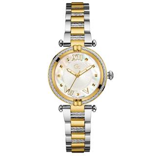 ΡΟΛΟΙ GUESS COLLECTION  Y18020L1MF GUESS Collection Ladies Two Tone Stainless Steel Bracelet