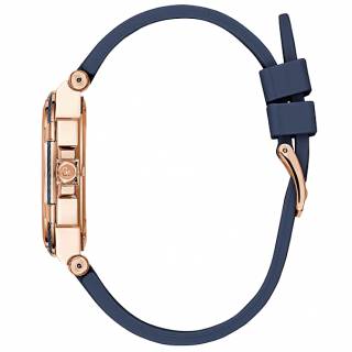 ΡΟΛΟΙ GUESS COLLECTION  Y34001L7 GUESS Collection Structura Cable Blue Rubber Strap