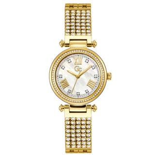 ΡΟΛΟΙ GUESS COLLECTION  Y47010L1MF GUESS Collection Prime Chic Crystals Gold Stainless Steel Bracelet