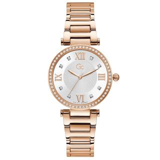 ΡΟΛΟΙ GUESS COLLECTION  Y64002L1MF GUESS Collection Ladies Crystals Rose Gold Stainless Steel Bracelet