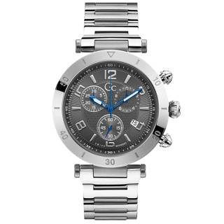 ΡΟΛΟΙ GUESS COLLECTION Y68001G5MF GUESS Collection Mens Chronograph Silver Stainless Steel Bracelet