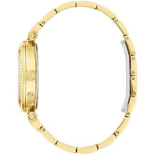 ΡΟΛΟΙ GUESS COLLECTION  Y78002L1MF GUESS Collection Prime Chic Crystals Gold Stainless Steel Bracelet