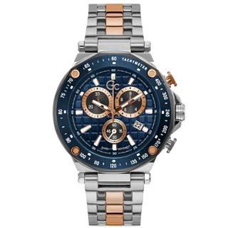 ΡΟΛΟΙ GUESS COLLECTION  Y81003G7MF GUESS Collection Spirit Sport Chronograph Two Tone Stainless Steel Bracelet