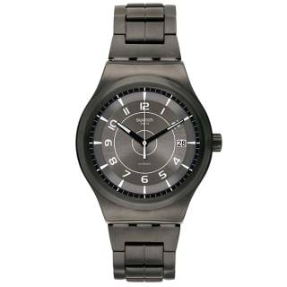 ΡΟΛΟΙ SWATCH   YIM400G SWATCH Sistem Brushed Automatic Grey Stainless Steel Bracele