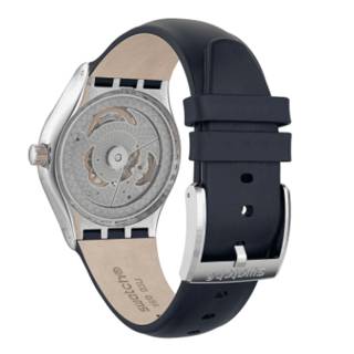 ΡΟΛΟΙ SWATCH YIS420 SWATCH Sistem Lake Automatic Blue Leather Strap